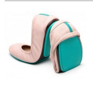 Tieks ballerina pink flats size 8 brand new in box